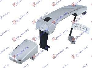 DOOR HANDLE FRONT OUTER CHROME   (W/KEYLESS ENTRY)