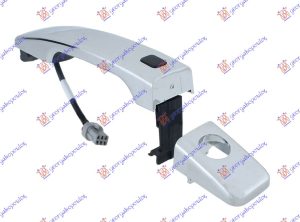 DOOR HANDLE FRONT OUTER CHROME   (W/KEYLESS ENTRY)