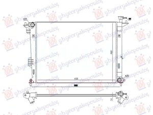 RADIATOR 1.6-2.0 GDi PETROL MANUAL (635x480x14) (NRF)