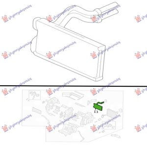 HEATER RADIATOR (207x154x26) (DOOWON TYPE)
