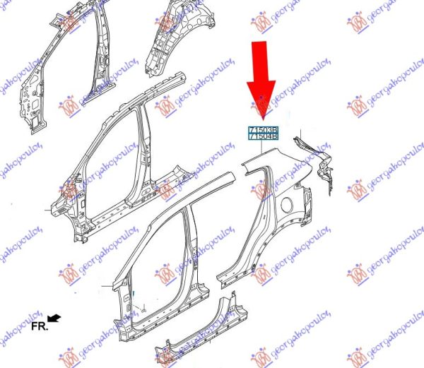 REAR FENDER (O)