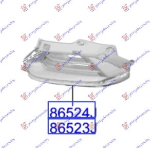FRONT BUMPER SIDE GRILLE (W/FOG LAMP HOLE) (O)