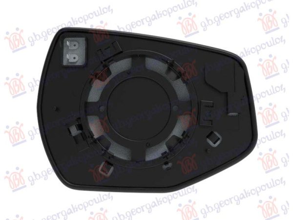DOOR MIRROR GLASS HEATED (O)