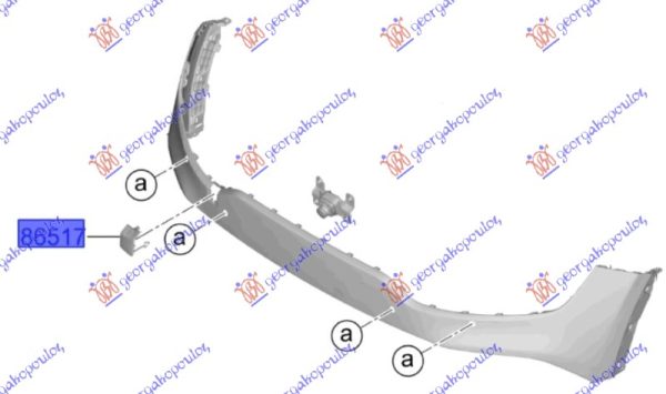 TOW HOOK COVER FRONT (O)