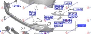 REAR BUMPER LOWER (GT-LINE) (O)