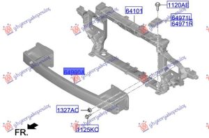 FRONT BUMPER REINFORCEMENT (O)