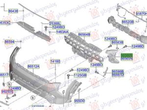 FRONT BUMPER BRACKET (O)