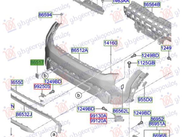 TOW HOOK COVER FRONT (O)