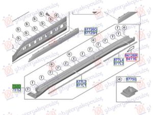 DOOR SILL PLASTIC (O)
