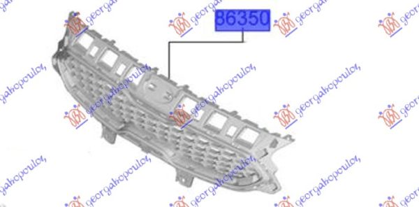 GRILLE MAT BLACK (O)