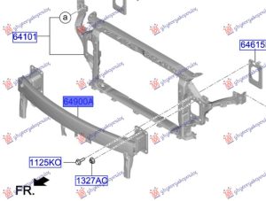 FRONT BUMPER REINFORCEMENT (O)