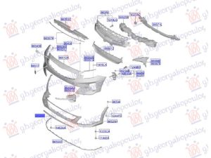 FRONT BUMPER SPOILER (O)