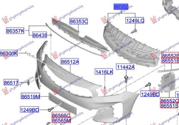 GRILLE (GT-LINE) (O)