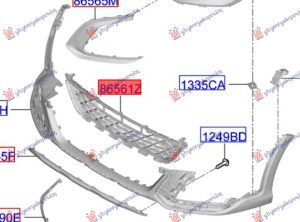 FRONT BUMPER GRILLE (GT-LINE) (O)