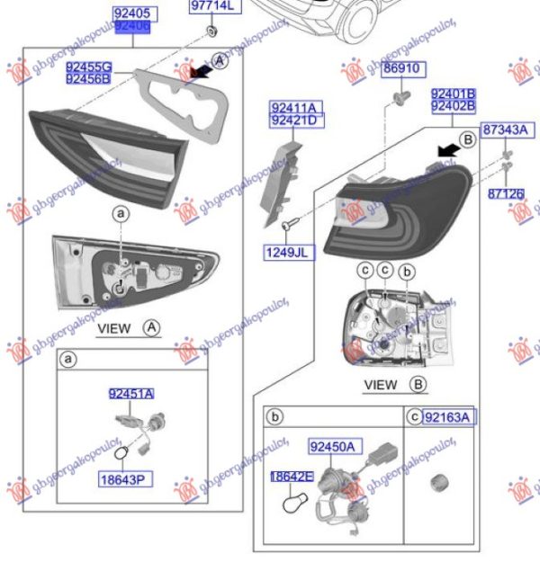 TAIL LAMP INNER LED (GT-LINE) (O)