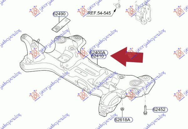 ENGINE MOUNT (O)
