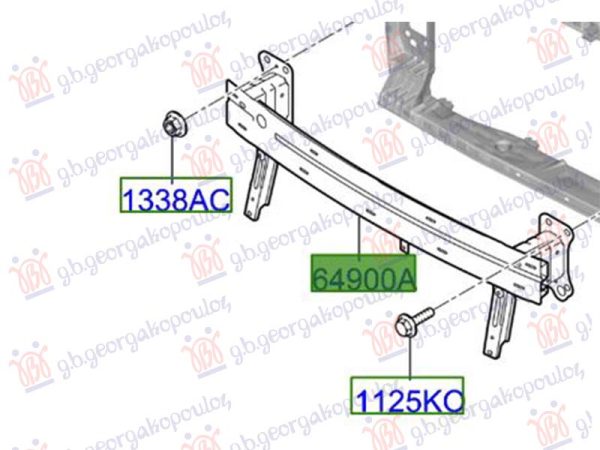 FRONT BUMPER REINFORCEMENT (O)