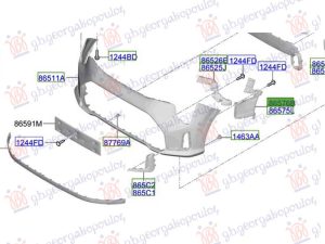 FRONT BUMPER AIRDUCT (O)