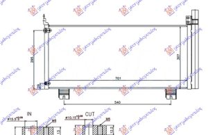 HLADNJAK KLIME RX 450 3.5i 24V HIBRID (700x310)