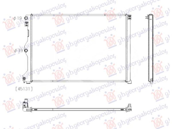 RADIATOR 2.0 PETROL AUTOMATIC (675x472) (KOYO)