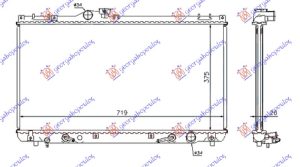 RADIATOR ALL MODELS PETROL MANUAL/AUTOMATIC (375x705x16) (KOYO)