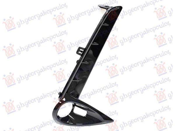 FRONT BUMPER GRILLE (W/FOG LAMP HOLE) (GLOSS BLACK)