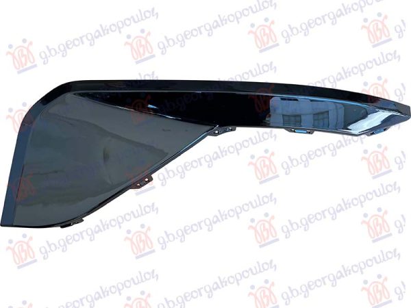 REAR BUMPER MOULDING (PAINTED BLACK)