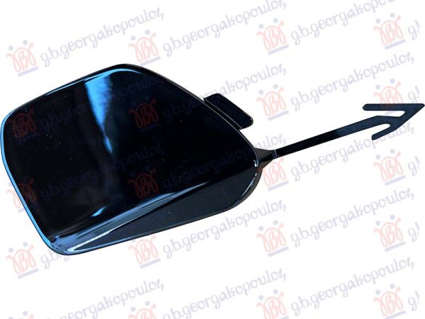 TOW HOOK COVER REAR PAINTED BLACK