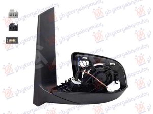 DOOR MIRROR ELECTRICAL HEATED FOLDABLE (ONLY BODY) (W/FOOT LAMP : BLIS) 16 PIN