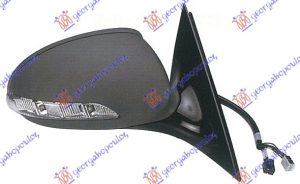 RETROVIZOR ELEKTRICNI SA GREJACEM (ELEKTRO-SKLOPIV) (MEMORIJA) -2009 (A KVALITET) (ASFERICNO STAKLO) DESNO