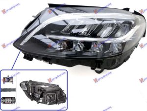 FAR MULTIBEAM LED (BEZ LOGOA) (DEPO) LEVO