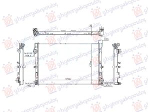RADIATOR 1.6 DIESEL MANUAL/AUTOMATIC (640x448) (NISSENS)