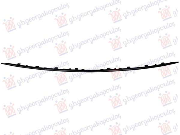 FRONT BUMPER MOULDING LOWER CENTER BLACK POLISHED (C63 AMG)