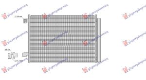 CONDENSER  ALL MODELS (650x463x12) (KOYO)