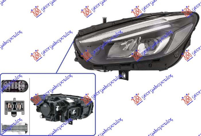 HEAD LAMP FULL LED (W/O LOGO) (HELLA)