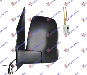 RETROVIZOR MALI MEHANICKI (MIGAVAC) (2 PIN) (A KVALITET) (KONVEKSNO STAKLO) LEVO