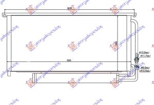 HLADNJAK KLIME 0.7i-6V BRABUS (590x265x16)