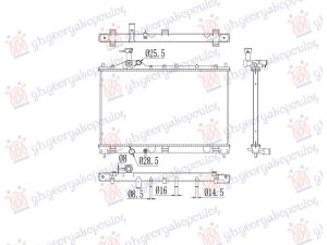 RADIATOR 2.2 DI-D DIESEL AUTOMATIC (400x683x27)