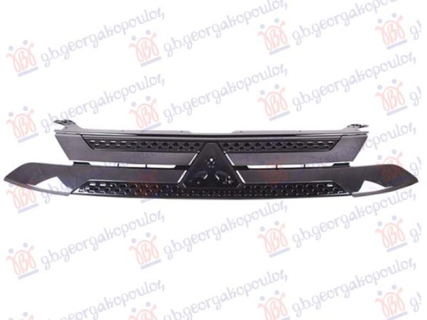 PVC MASKA SJAJ-CRNA/CRNA HIBRID 19-