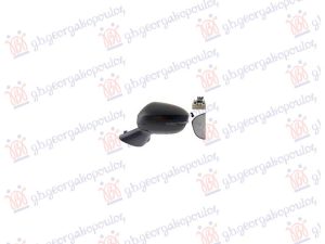 DOOR MIRROR ELECTRICAL HEATED FOLDABLE PRIMED (W/SIDE LAMP & BLIS) (9Pin) (A QUALITY) (CONVEX GLASS)