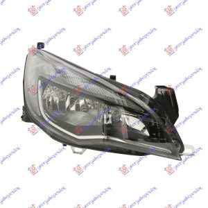 HEAD LAMP ELECTRICAL (H7/H7) BLACK (WITH CHOME RIM) (E) (HELLA)