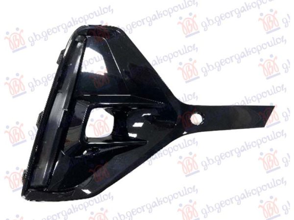 FRONT BUMPER GRILLE PAINTED BLACK (W/ FOG LAMP HOLE) (GS-LINE)