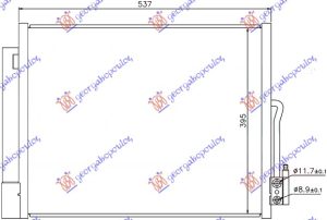 CONDENSER PETROL/DIESEL (500x410) (KOYO)
