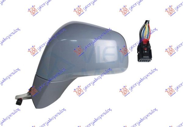 RETROVIZOR ELEKTRICNI SA GREJACEM PM (ELEKTRO-SKLOPIV) (7 PIN) NOSAC PM (ASFERICNO STAKLO) LEVO