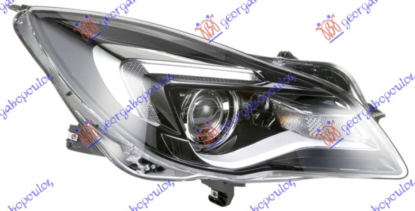 HEAD LAMP ELECTRICAL (HIR2) W/LED DRL (HELLA)