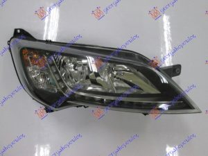 FAR ELEKTRICNI CRNI SA LED DNEVNIM SVETLOM (DEPO) DESNO