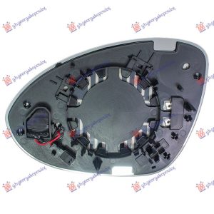 DOOR MIRROR GLASS HEATED (W/BLIS) (ASPHERICAL GLASS)