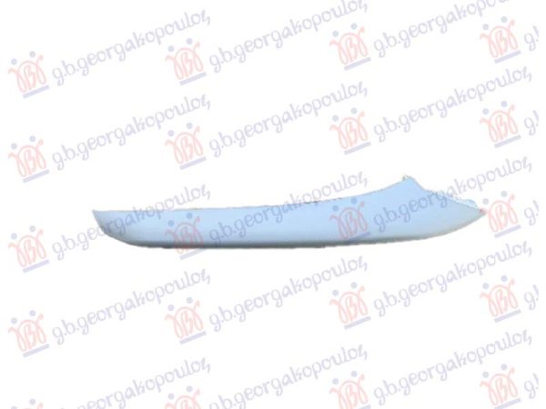 FRONT BUMPER GRILLE MOULDING LOWER SILVER 2013-