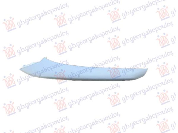 FRONT BUMPER GRILLE MOULDING LOWER SILVER 2013-