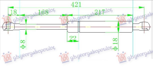 AMORTIZER HAUBE (423L-570N)